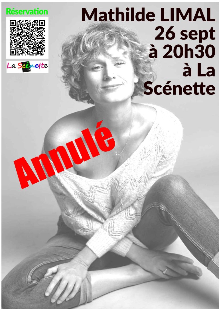 Annulation du concert de Mathilde LIMAL